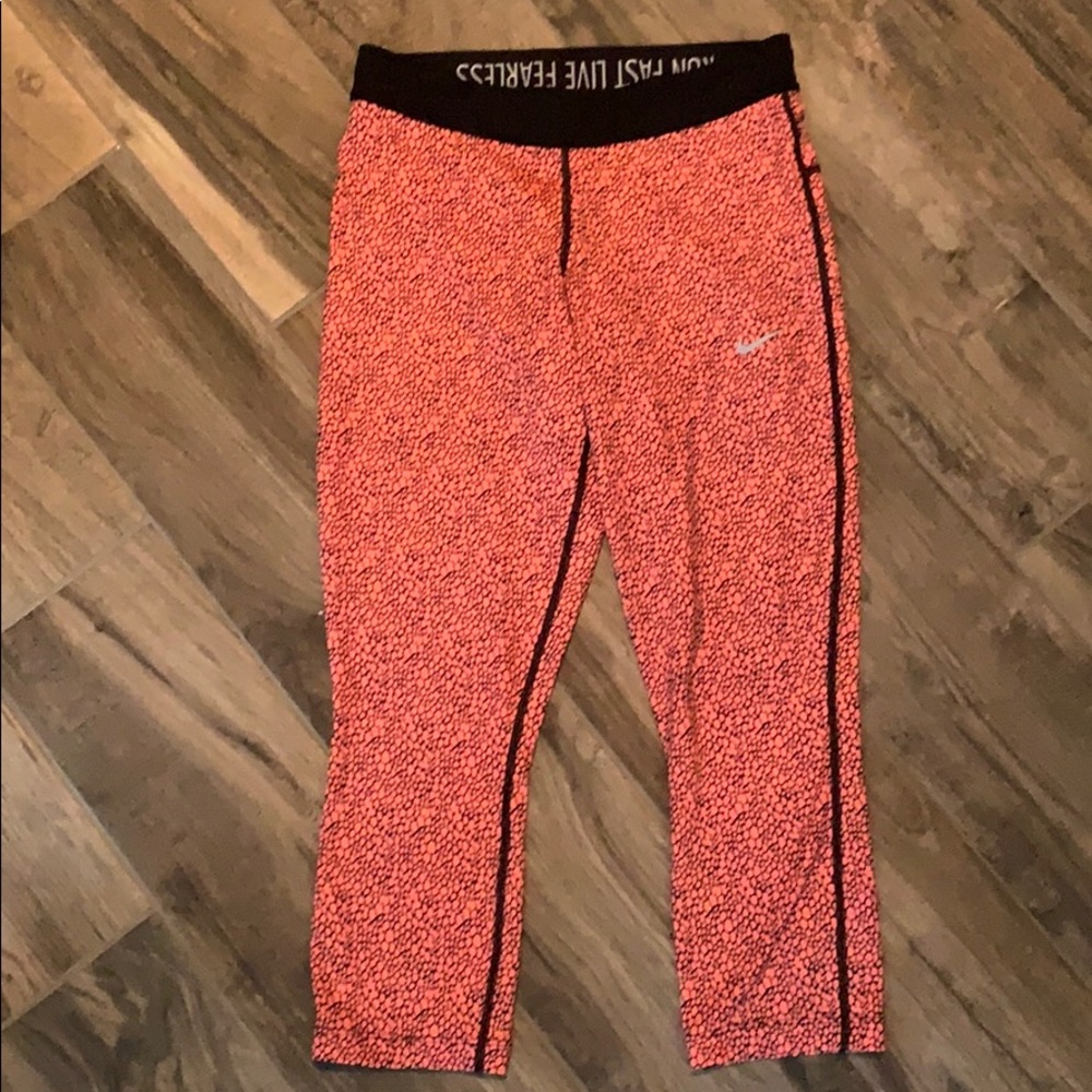 Nike running crops